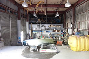 伊東市宇佐美・旧自動車塗装作業場|作業場 伊東市宇佐美・旧自動車塗装作業場