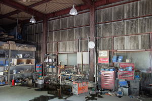 伊東市宇佐美・旧自動車塗装作業場|作業場 伊東市宇佐美・旧自動車塗装作業場