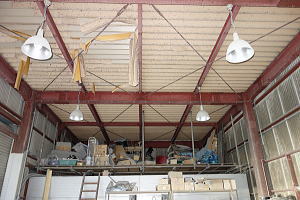 伊東市宇佐美・旧自動車塗装作業場|天井 伊東市宇佐美・旧自動車塗装作業場