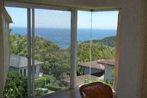 海峰苑・海眺望戸建|2階リビングから海眺望 海峰苑・海眺望戸建|2階リビングから海眺望