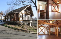 伊豆・伊東市不動産 伊豆高原南大室台・ログ風戸建|角地、無垢材を多く使用 伊豆不動産(株)中央不動産