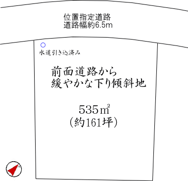 宇佐美みのりの村・売り土地|地形概要