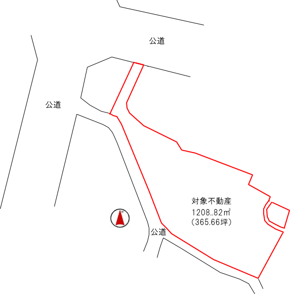 JR宇佐美駅徒歩3分・売り土地(365坪平坦地)|地形概要 JR宇佐美駅徒歩3分・売り土地(365坪平坦地)|地形概要