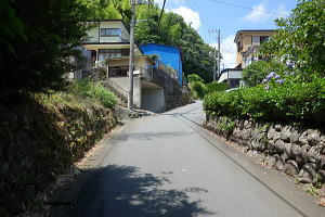 JR宇佐美駅徒歩9分・売り土地|前面道路 JR宇佐美駅徒歩9分・売り土地|前面道路